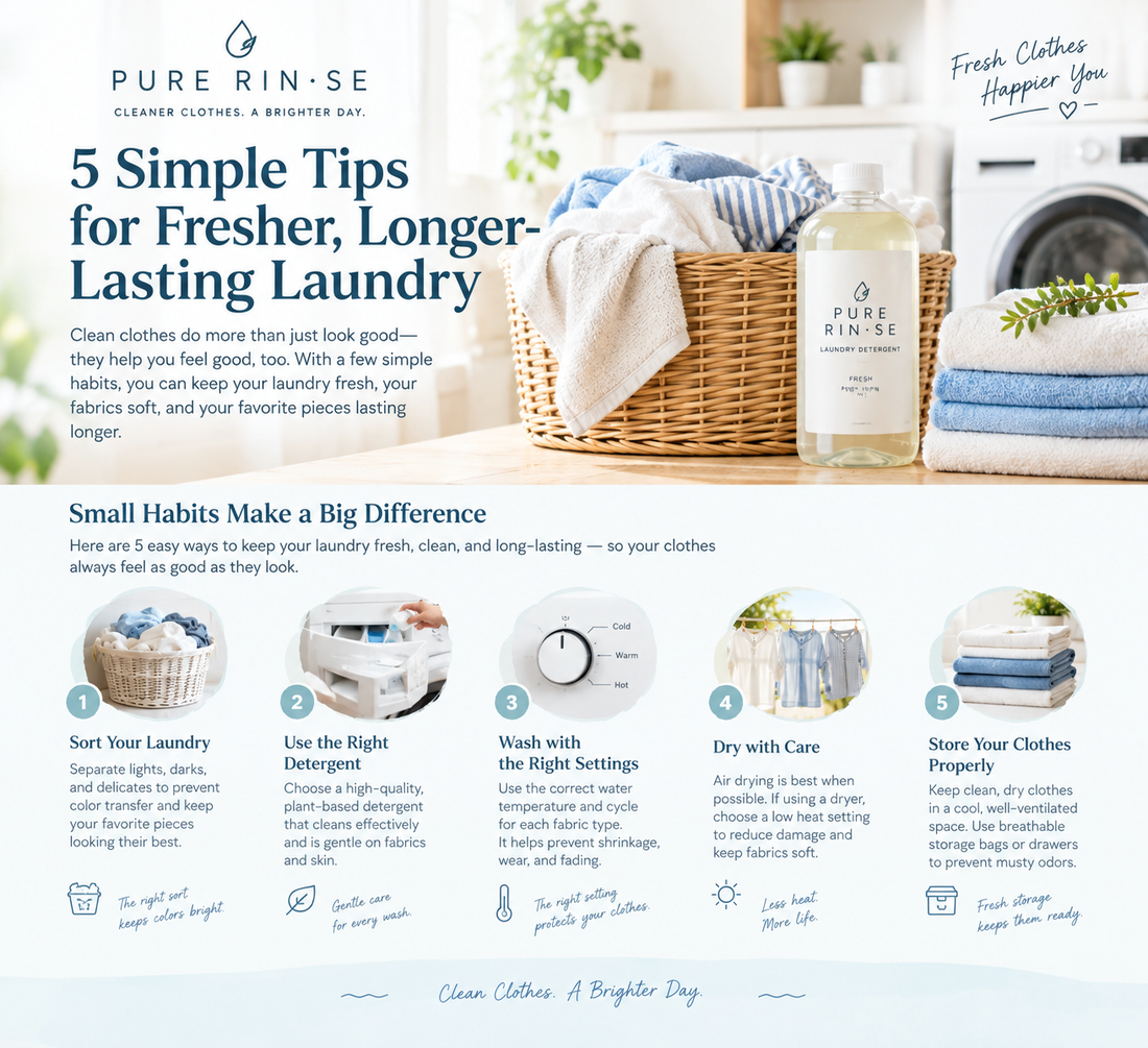 5 Simple Tips for Fresher, Longer-Lasting Laundry