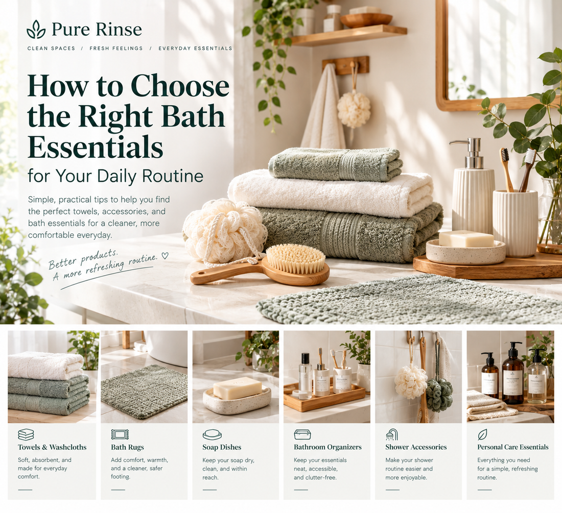 How to Choose the Right Bath Essentials for Your Daily Routine