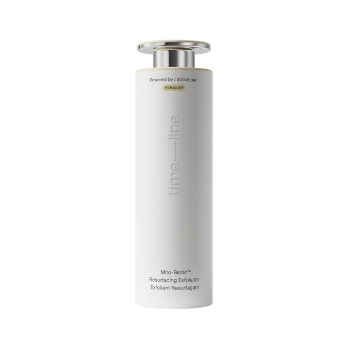 Timeline Mito-Biotic™ Resurfacing Face Exfoliator- with Plant-Based Acids to Purify, Tone, Hydrate, Refine Texture & Unclog Pores - 3.38 Fl Oz