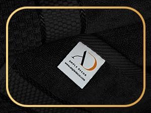 Ample Decor Washcloth Set of 20 Black 100% Cotton - Qucik Dry Popcorn Textured - Mulaayam Collection - 12 X 12 Inch