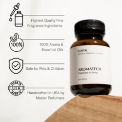 AromaTech Palo Santo & Amber for Aroma Oil Scent Diffusers - 500 mL