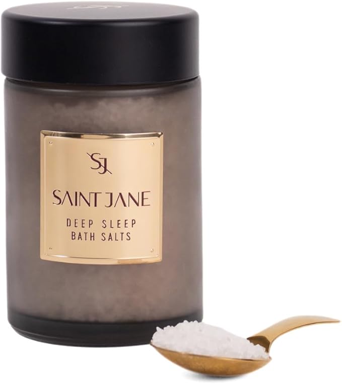 SAINT JANE - Deep Sleep Bath Salts with Magnesium + Peptides | Luxury, Floral-Infused, Clean Skincare (12 oz | 355 ml)
