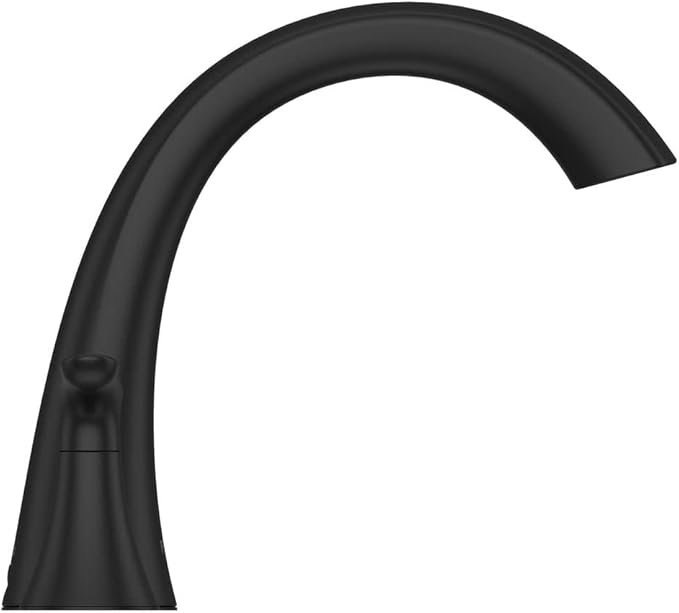 Pfister Weller Roman Bathtub Faucet (Valve Sold Separately), 2-Handle, 3-Hole, Matte Black Finish, RT65WRB