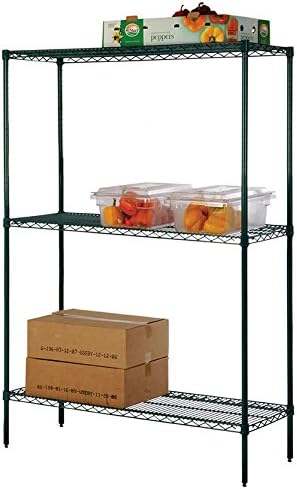 Omega 14" Deep x 48" Wide x 63" High 3 Tier Freezer Starter Shelving Unit