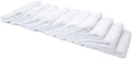 Autofiber Korean Plush Premium Edgeless Microfiber Detailing Towels - Pack of 10, White (16 inch x 16 inch)