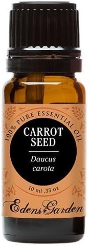 Edens Garden Carrot Seed Essential Oil- 100% Pure Premium Grade, Undiluted, Natural, Therapeutic, Aromatherapy, The Best for Diffuser, Skin, Face, Kid Safe 10 ml (.33 fl oz)