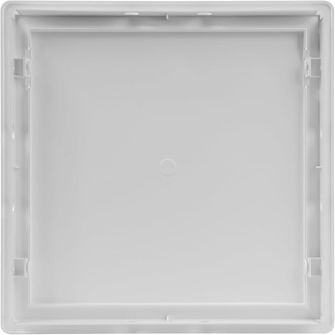 Vent Systems White ABS Plastic Access Panel 10 x 10 Inch (Opening) - Access Door for Drywall, Wall, Ceiling - Electrical, Plumbing Service Wall Hole Cover - Inspection Door - 11 x 11 Inch (Outer)