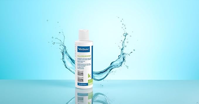 Virbac Allergroom Pet Shampoo For Dogs, Cats & Horses (16 oz) - For Normal or Dry Skin