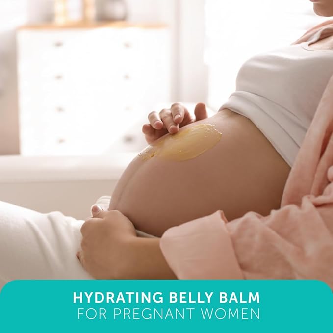 Mambino Organics Oh Baby! Belly Butter, Belly Cream with Shea Butter for Pregnancy, Minimizes Stretch Marks, Vegan, Cruelty-Free, Maternity Skin Care, 2.5 fl oz