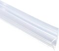 Shower Door Side Seal Strip,39 Inch H-Type Frameless Shower Door Seal, H-Type Shower Door Sweep for 5/16"(8mm) Thick Glass