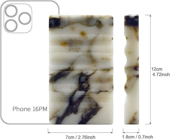Marble Soap Dish (Violet)