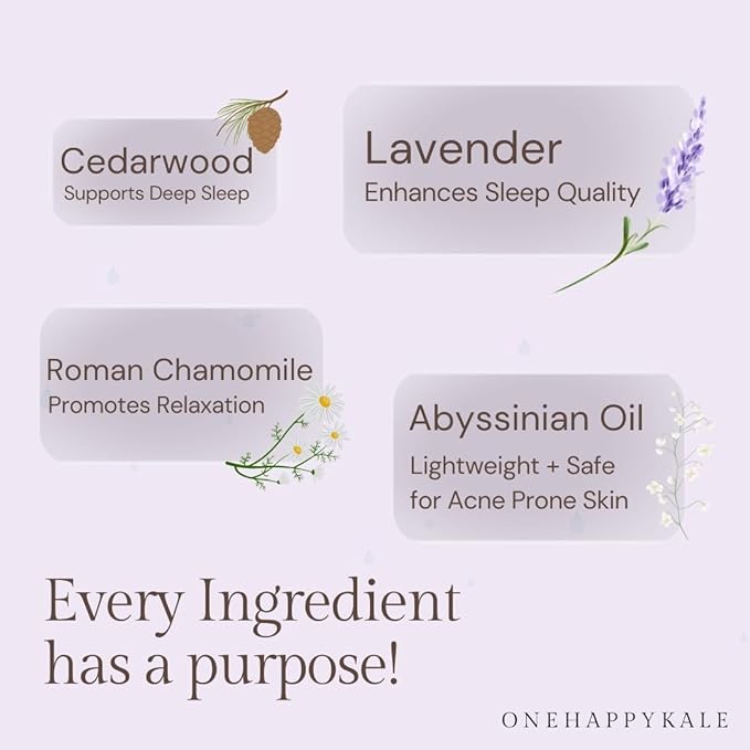 Sleep Essential Oil Roll-On 10ml – Relaxing Aromatherapy with Lavender, Cedarwood & Roman Chamomile for Deep Sleep & Stress Relief – Therapeutic Grade, Natural Oils, Acne-Safe, Vegan & Cruelty-Free