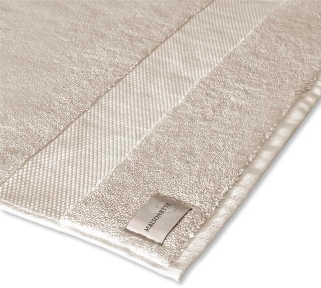 Maisonette Elegance 100% Organic Cotton Turkish Hand Towels - Soft Absorbent Washcloths for Face - Ideal Quick Dry Large Towel Wash Cloth Set for Bathroom - (20" x 30", 4 Pack) - Light Beige (Natural)