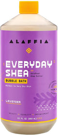 Alaffia Bubble Bath for Women, Lavender – Everyday Shea Butter Formula with Wild Yam, 32 Fl Oz