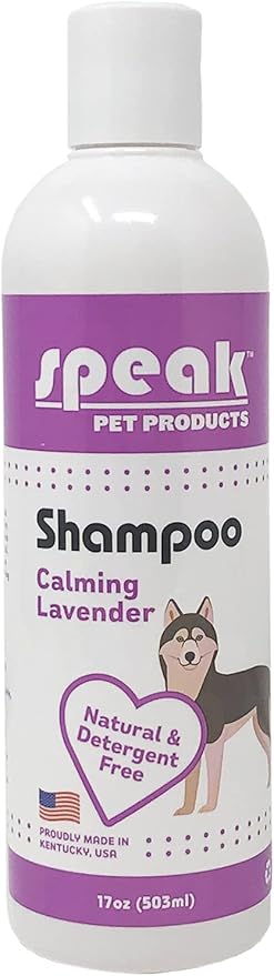 Natural Dog Shampoo, Calming Lavender, 17oz
