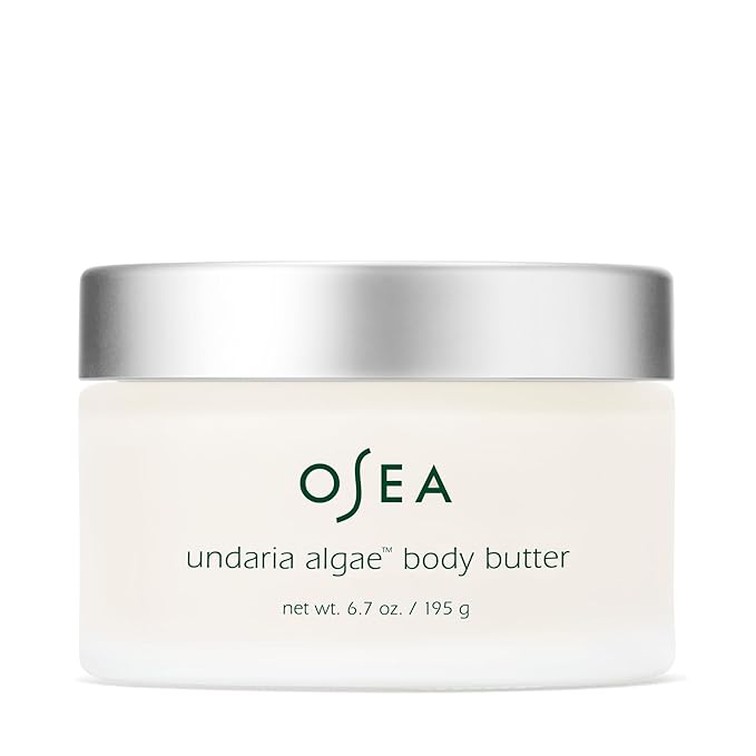 OSEA Undaria Algae™ Body Butter 6.7 oz - For Dry Skin - Ultra Hydrating Whipped Shea Butter + Ceramides - Vegan Skincare & Clean Bodycare - Thick Body Cream - For Extremely Dry Crepey Skin