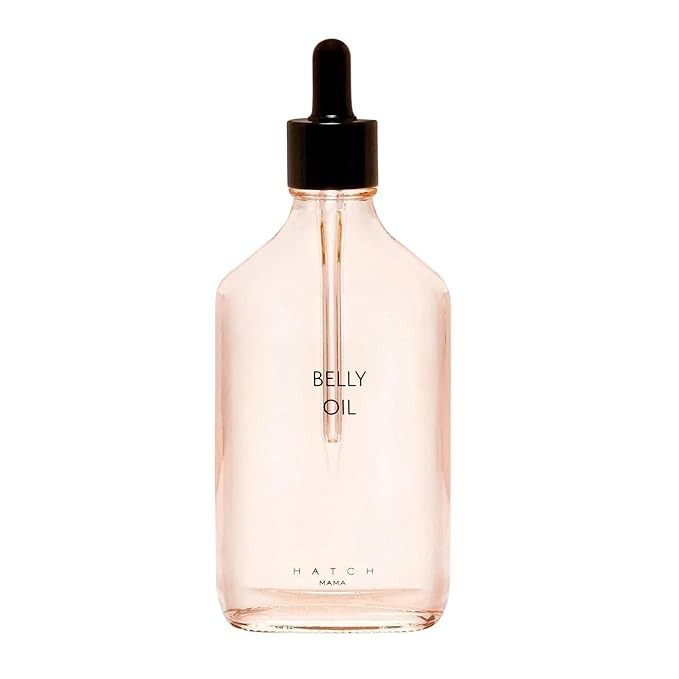 HATCH Belly Oil, Pregnancy & Postpartum Skincare for Stretch Marks, Quick-Drying for Full Body & Soothes Irritation, Plus Vegan, Clean & Plant-Based, 6.7 Fl Oz