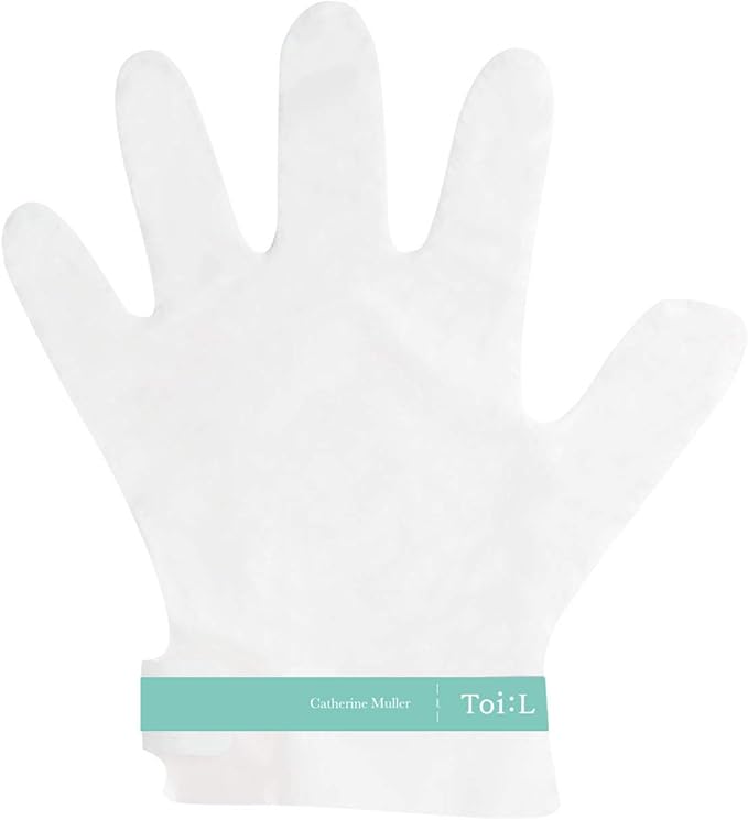Catherine Muller Floral Hand Mask 8 Pairs, Moisturizing Gloves for Dry Hands with Elder Flower & CICA, Repairing and Nourishing Hand Care Treatment for Cracked, Rough, and Dry Skin, Stocking Stuffers