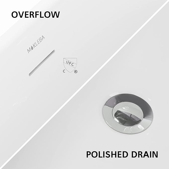 69" Acrylic Freestanding Bathtub, Single Slipper Free Standing Tub, Soaking Tub with Integrated Slotted Overflow, Toe-Tap Chrome Drain, cUPC Certified, Glossy White