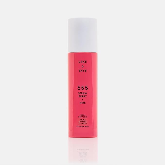 Lake & Skye, 555, Strawberry + Aire Hair & Body Mist - 3.4 oz