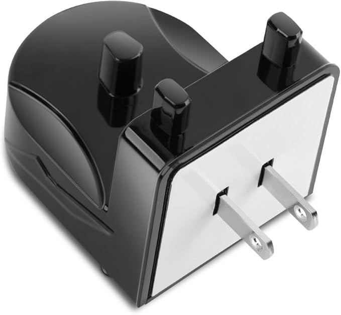 Wall Charger for Oral-B Braun Electric Toothbrush, Wireless Electric Toothbrush Wall Charger for Oral-B and Braun Most Models (Excluding IO 7/8/9/10 and Pulsonic Series) (Black)