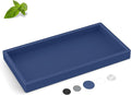 Silicone Vanity Tray - Thickened, Shatterproof, Rectangle - 7.8 * 3.9 in - For Counter, Soap Dispenser