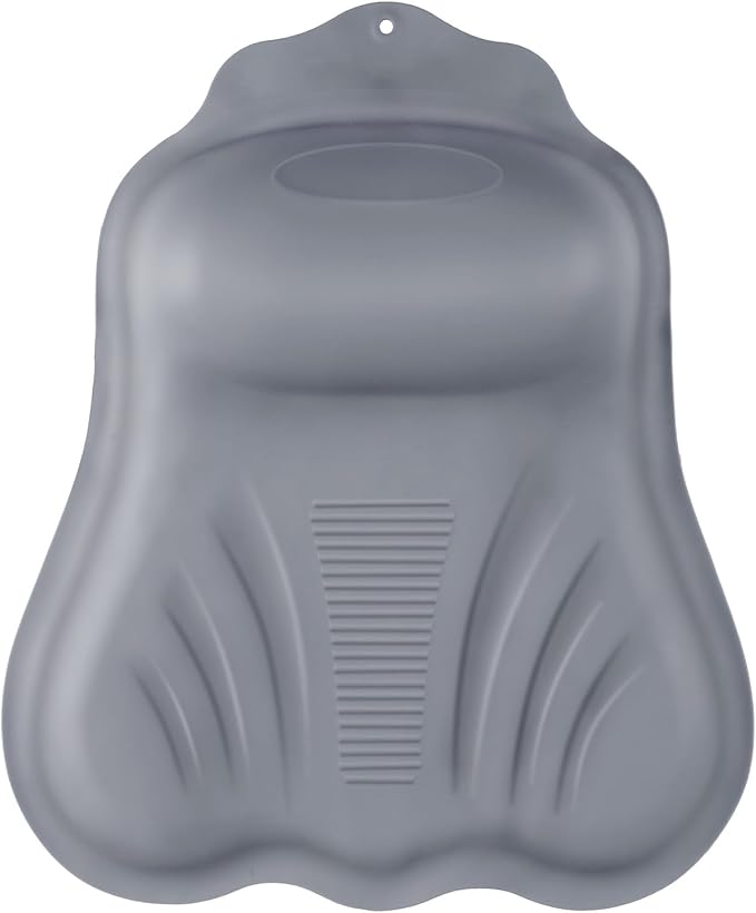 Goowin Bath Pillows for Tub, New Generation Skin-Friendly Silicone Bath Pillow, Luxury Bathtub Pillow for Head and Neck, Powerful Suction Tub Pillow for Bathtub with Inflatable Airbag (Grey)