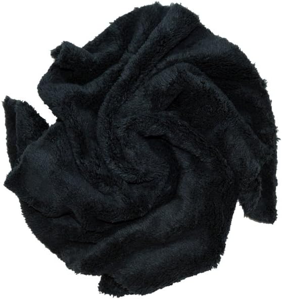 CARCAREZ Premium Microfiber Towels, Car Drying Wash Detailing Buffing Waxing Polishing Towel with Plush Edgeless Microfiber Cloth (Black)