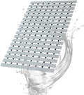 Bath Mat Non Slip Shower Mat Bathtub with Drain Holes and Heavy Duty Rubber No Suction Cups Sturdy Shower Stall Tub Mat for Bathroom, Shower Floor, Pool, SPA, (Grey, 4FT X 36FT)