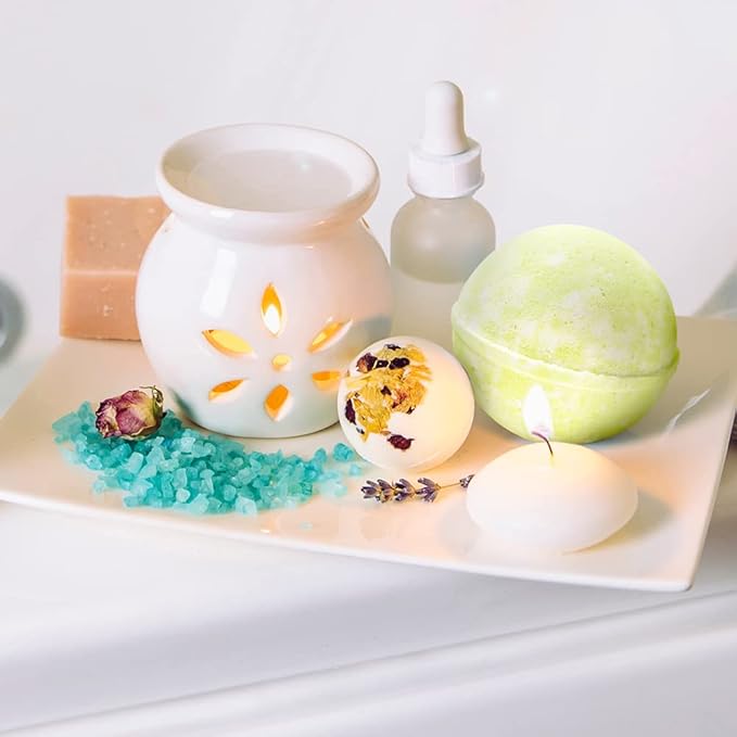 Purple Canyon Eucalyptus Bath Bombs for Women | Energizing Mint and Eucalyptus Bath Bomb with Natural Essential Oils | Gift Set of 6