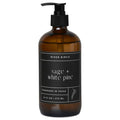 River Birch Sage + White Pine Scented Natural Hand Soap - Handmade Soap - Moisturizing Hand Wash with Amber Glass Dispenser - Luxury Scented and Hydrating - Vegan and Non-Toxic - 16 Fl Oz