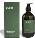 PUPPI Gentle Dog Shampoo (Amberis) | 15.5 fl oz. / 460 ml | Sulfate-Free Dog Wash | Enriched with Aloe Vera and Cucumber Extract | Hypoallergenic Dog Shampoo Sensitive Skin