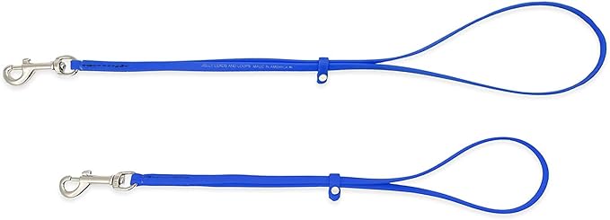 Jelly Pet Grooming Loop for Dogs, Fits Most Pet Grooming Tubs/Tables, Easy to Clean, Waterproof & Durable Noose Loop, Stronger Than Leather, Made in The USA (1/2'' x 24'', Royal Blue)