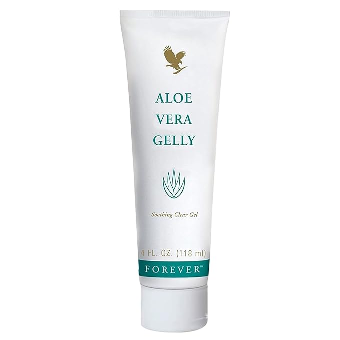 Forever Living - Aloe Vera Gelly - Pure Aloe Gel for Soothing and Moisturizing Skin, Non-Staining and Fast-Absorbing, Vegan and Gluten-Free, 4 fl oz