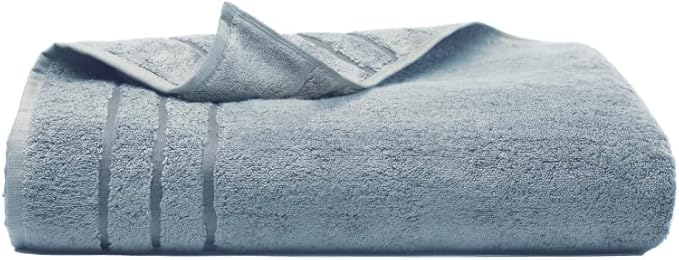 Cariloha Bath Towel |Blue Lagoon | 28"x54" | Turkish Cotton & Viscose Material Blend | Extra Smooth, Odor Resistant and Highly Absorbent
