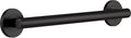 Delta Contemporary (1-Pack) 18' Shower Grab Bar ADA Compliant Matte Black 450 lb Capacity Bathroom Safety Handle for Shower, Bathtub | Wall Mounted Balance Assist, Handicap Grip 41818-BL