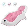 Baby Bath Support Newborn Bathtub with Thermometer,Foldable Baby Tubs for Newborns Baby Bathtub,Sink Baby Bath Tub for Newborn Tub Infant Bathtub Baby Bather,Baby Tub Baby Bath Essential (Pink White)