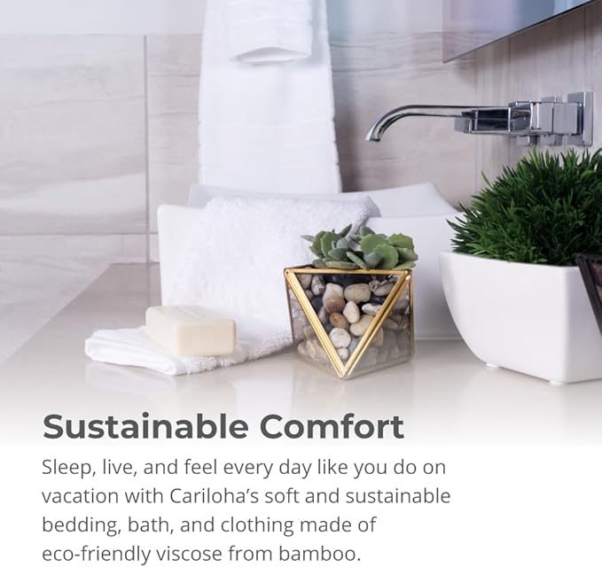 Cariloha Bath Towel | Harbor Gray |28"x54" | Turkish Cotton & Viscose Material Blend | Extra Smooth, Odor Resistant and Highly Absorbent