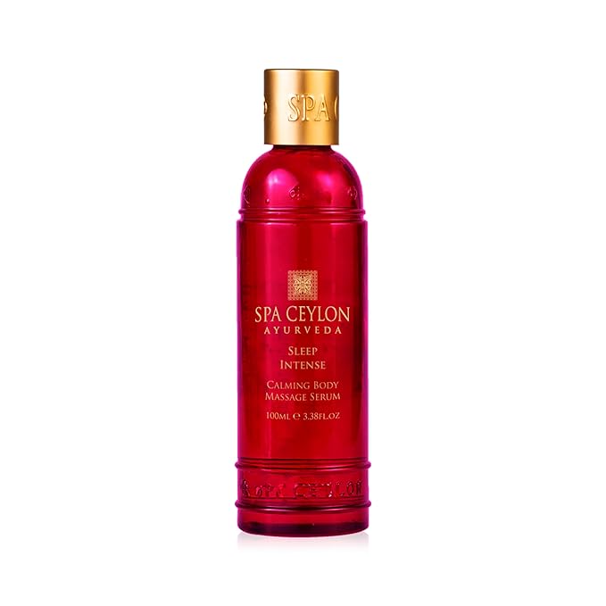 SPA CEYLON Sleep Intense Calming Body Massage Serum for Restful Body Ritual | Organic Massage Serum | Ayurveda