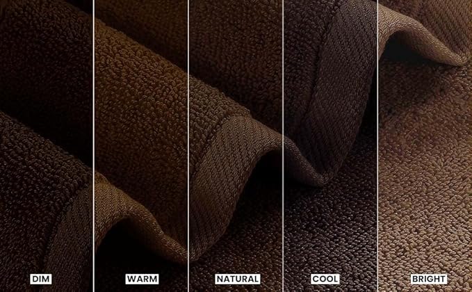 Utopia Towels 4 Pack Premium Bath Towels Set, 27 by 54 Inches, 100% Ring Spun Cotton 600GSM, Lightweight and Highly Absorbent Quick Drying Towels, Perfect for Daily Use, Dark Brown