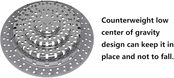 Bathtub Drain Hair Catcher，Bathtub Protector Suitable for Bathroom Bathtub, Pop-Up Drains. (Patented Product)