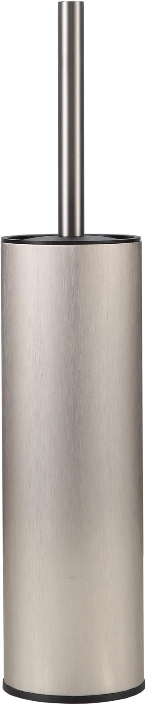 Toilet Brush and Holder Set Premium Material Toilet Bowl Cleaner Free Standing Toilet Bowl Brush and Holder 1pack Brushed Nickel