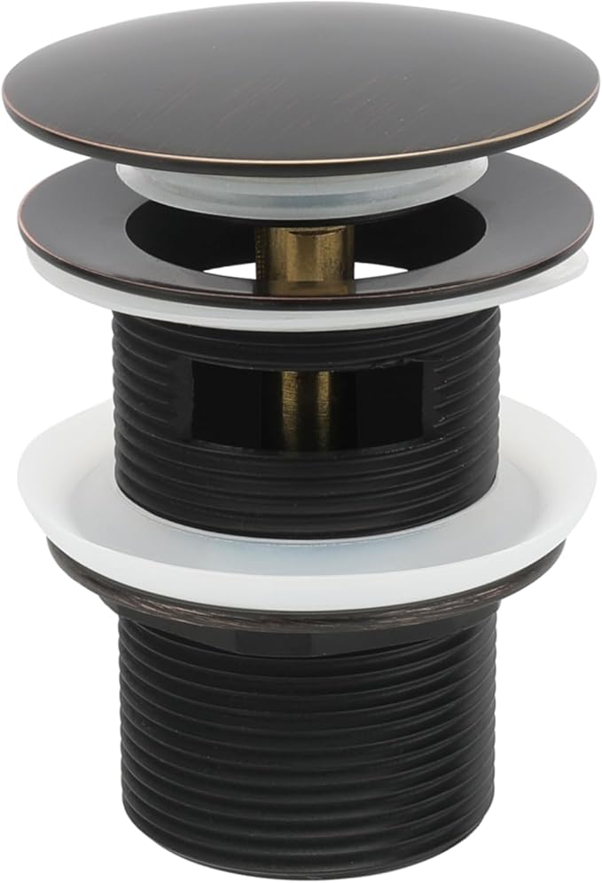 Freestanding Bathtub Drain Pop-up Stopper, Suitable for Most Bathtubs, Compatible With Drain Rough-in Kit (Oil Rubbed Bronze)