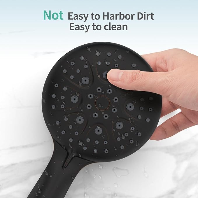 SR SUN RISE High Pressure 3-Way Rainfall Shower Faucet, 3 in 1 Shower Head and Handheld Shower Combo Set with 71” Hose, Easy to Clean Bathtub or Pets, Valve and Shower Trim Kit, Oil Rubbed Bronze