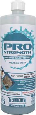 Pro-Strength Hard Water Stain Remover, Industrial Strength Hard Water, Mineral, Rust & Soap Scum Remover, 35 oz Bottle