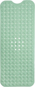 ENKOSI Bath Mat - Large Non Slip Bathtub & Shower Mat - Extra Long 40 x 16 Inch Bathroom Mats for Tub Nonslip Anti Slip Bathmats (40x16 Aqua Green 1-Pack)