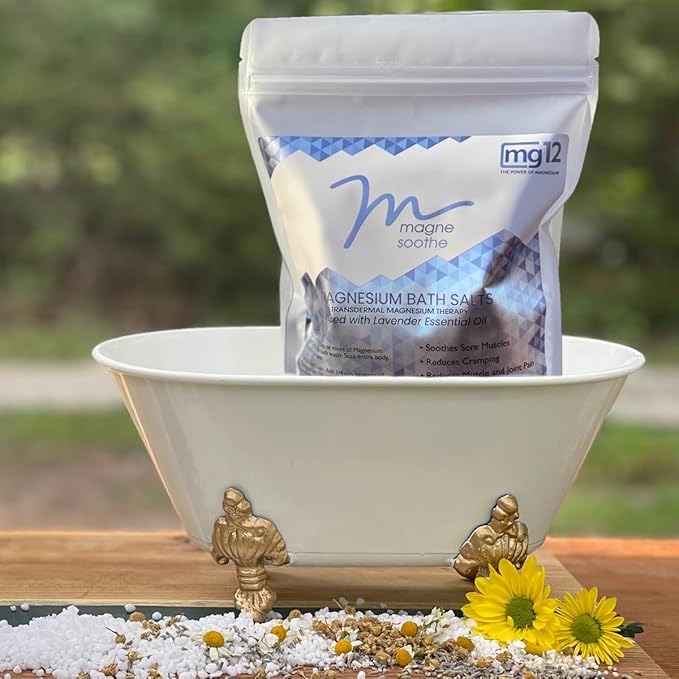 2.2lb MagneSoothe Lavender Magnesium Bath Salt