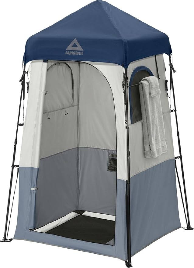 Caddis Rapid Privacy Shelter 1/2-Rooms, Camping Shower & Portable Toilet Tent, Privacy Tents for Camping, Pop Up Tent for Showering, Changing or Lavatories, Portable Shower, (by Caddis Sports Inc.)