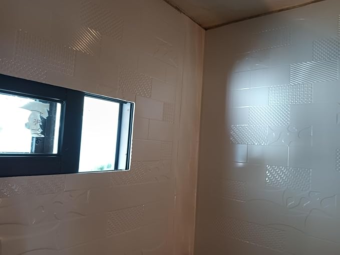 From Plain To Beautiful In Hours Versa Tile - Tub and Shower Wall Panels Surround - Gloss White