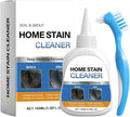 Home Stain Cleaner Gel,Mold Stain Remover,All-Purpose Gel with Brush Deep Cleaning gel for Tile Gaps, Washing Machine Seals, Fridge Rubber, Wall & Shower Stains
